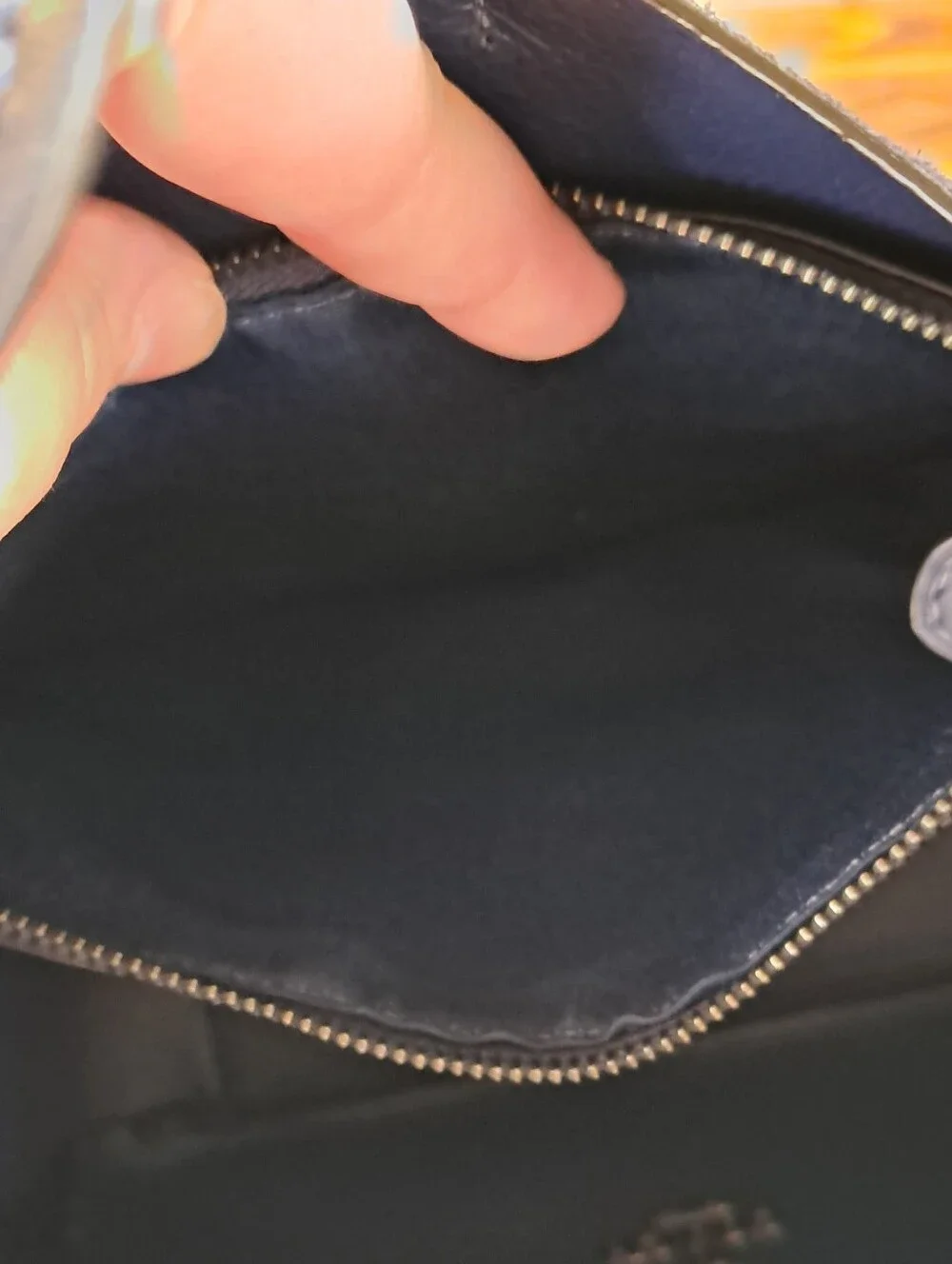 Coach CW004 Hadley Convertible Crossbody Bag Navy Blue Suede Leather